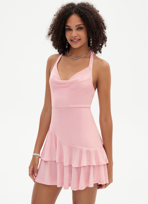 Robe Trapèze Douceur Poudrée - gallery 5