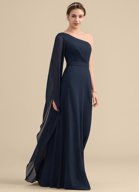Robe Trapèze Asymétrique Beige