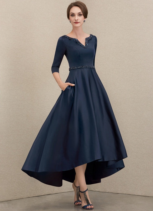 Robe Trapèze Élégance Saphir - gallery 8