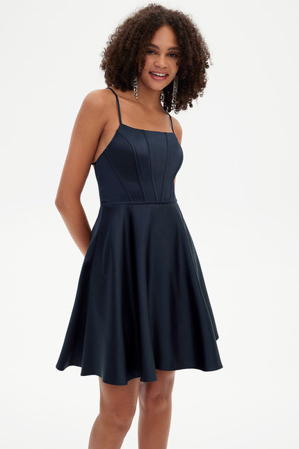 Robe Trapèze Rosée Enchantée - gallery 4