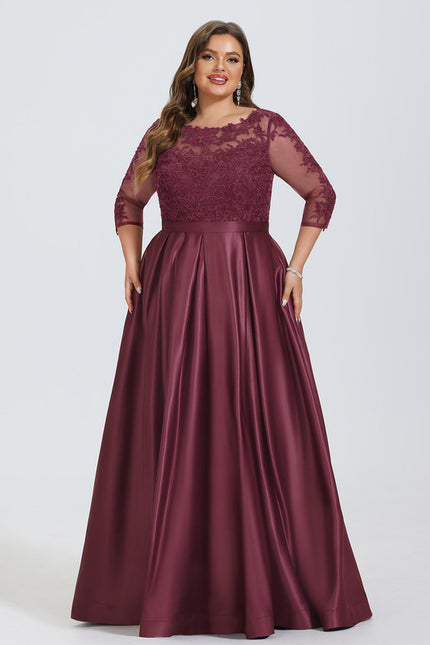 Robe Trapèze Élégance Majestueuse - gallery 3