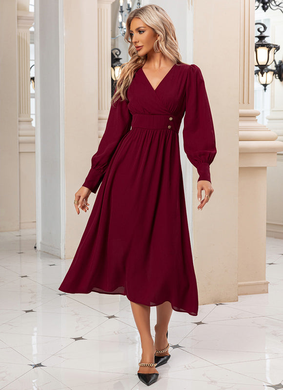 Robe Trapeze Volant - gallery 4