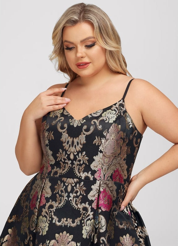 Robe Trapèze Éclat Baroque - gallery 7