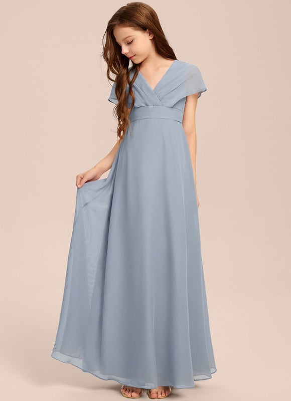 Robe Trapèze Vert Doux Éclat - gallery 1
