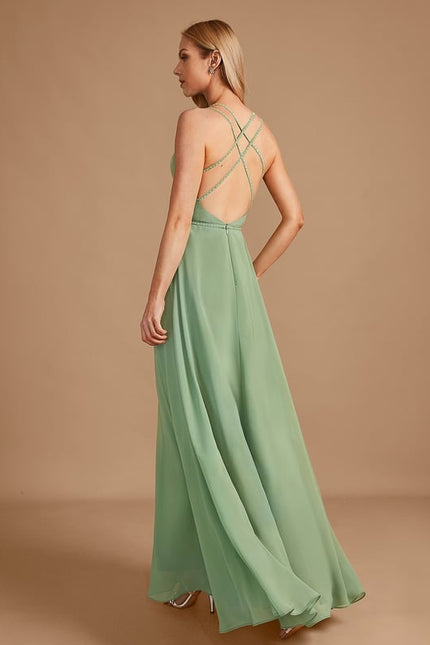 Robe Trapèze Éclat Verdate - gallery 4