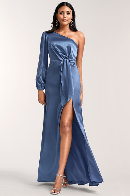Robe Trapèze Rouge Satiné Chic - gallery 5