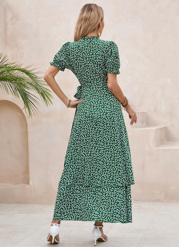 Robe Trapèze Élégance Végétale - gallery 2