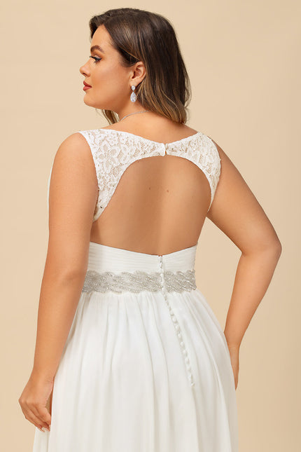 Robe Trapèze Nuptiale Légère - gallery 9