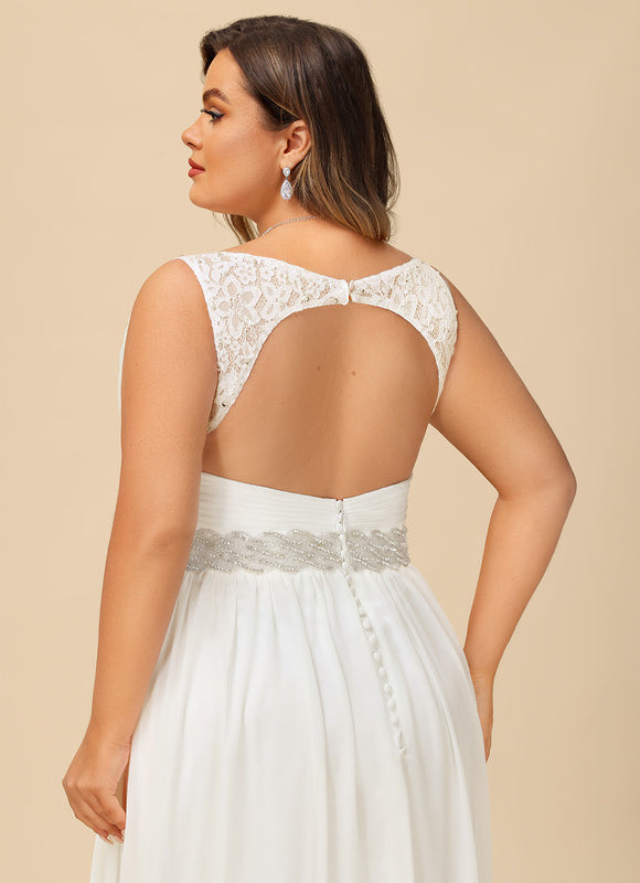 Robe Trapèze Nuptiale Légère - gallery 9