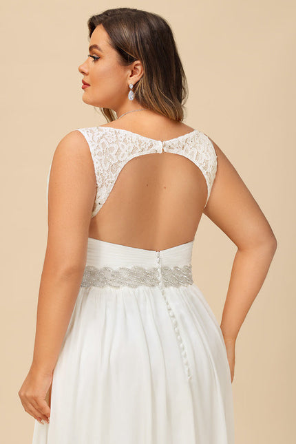 Robe Trapèze Nuptiale Légère - gallery 9