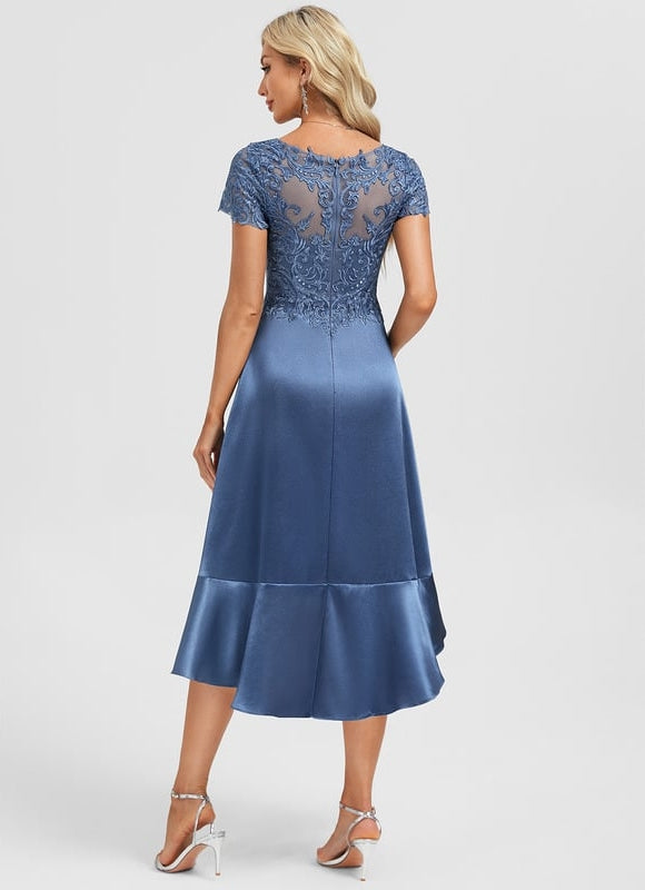 Robe Trapèze Asymétrique Chic - gallery 4