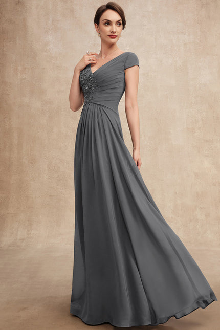 Robe Trapèze Sérénité Charbonnée - gallery 4