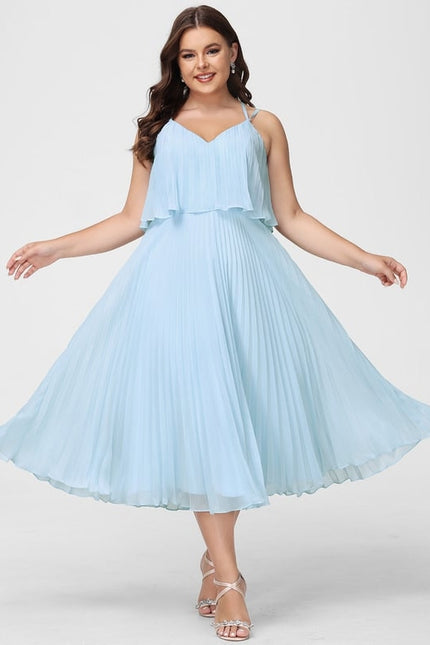 Robe Trapèze Chic Plissé - gallery 7