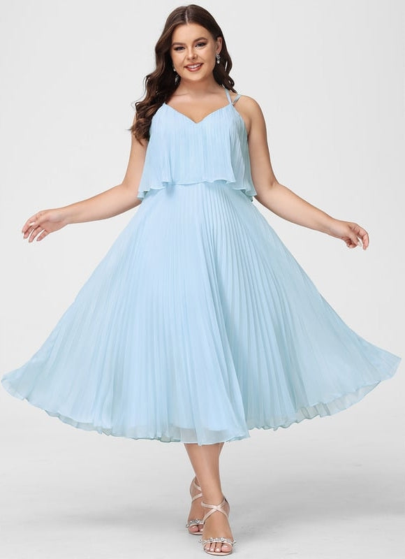 Robe Trapèze Chic Plissé - gallery 7