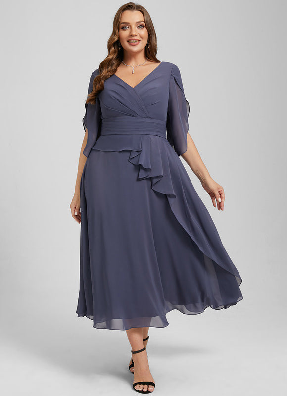 Robe Trapèze Vaporeuse Sereine - gallery 7
