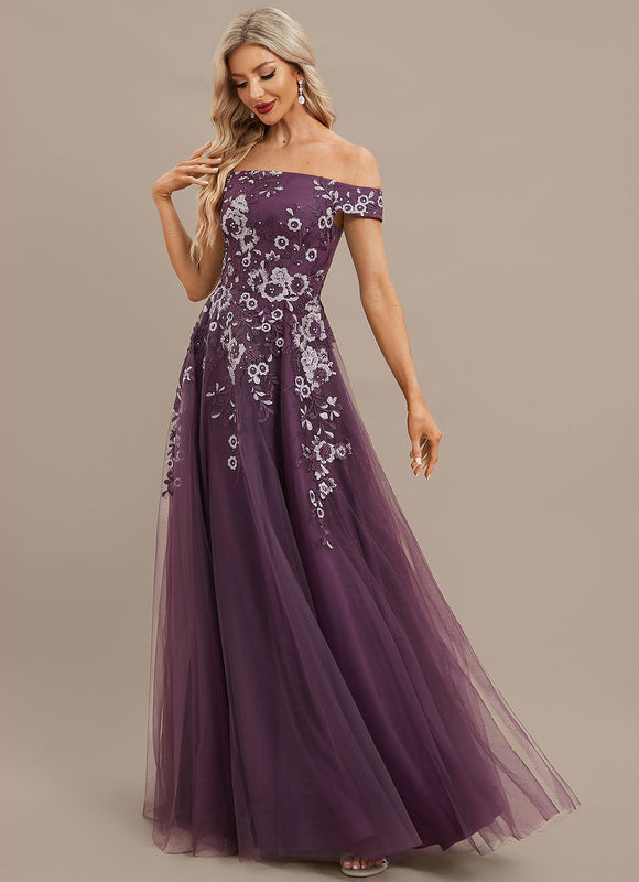 Robe Trapèze Satin Orchidée - gallery 3