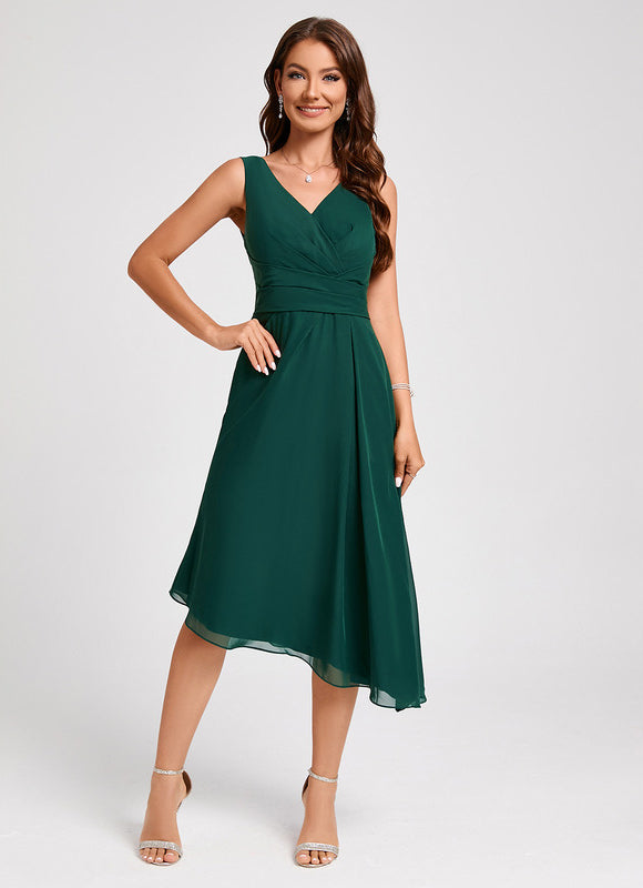 Robe Trapèze Éclat Terre - gallery 1