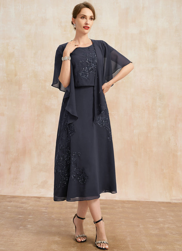 Robe Trapèze Éclat De Velours - gallery 3