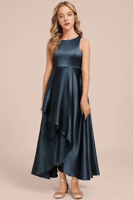 Robe Trapèze Satin Irisé - gallery 3