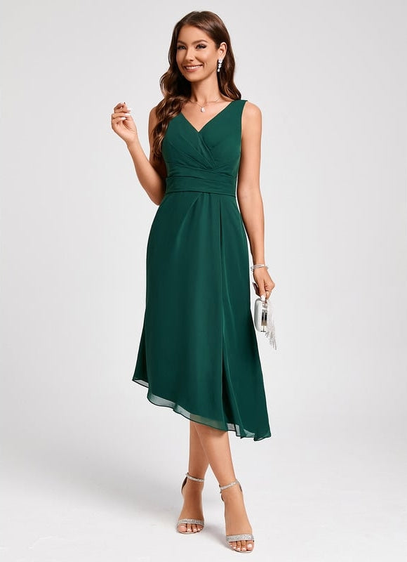 Robe Trapèze Éclat Terre - gallery 5