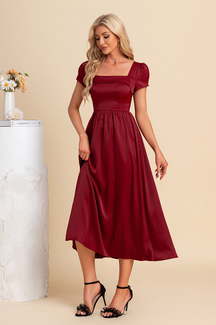Robe Trapèze Émeraude Vaporeuse - gallery 3