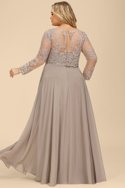 Robe Trapèze Longue Violetée - gallery 7