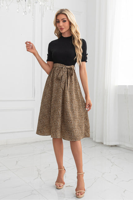 Robe Trapèze Midi Imprimée - gallery 4