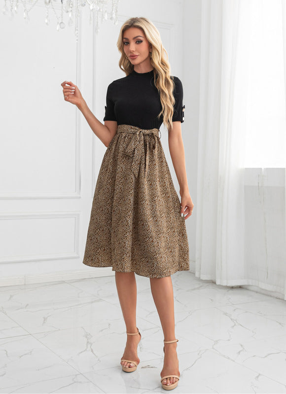 Robe Trapèze Midi Imprimée - gallery 4