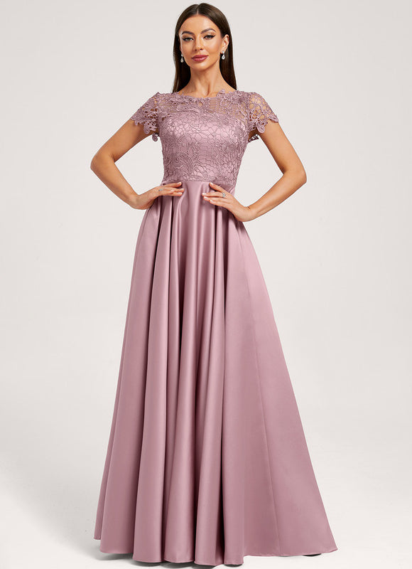 Robe Trapèze Mauve Élégante - gallery 3