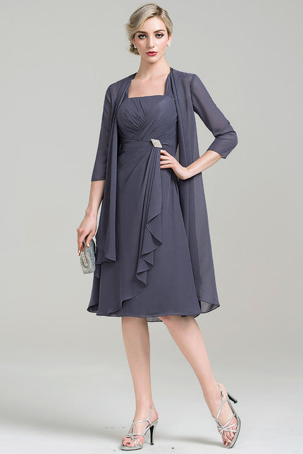 Robe Trapèze Charme Élégant - gallery 1