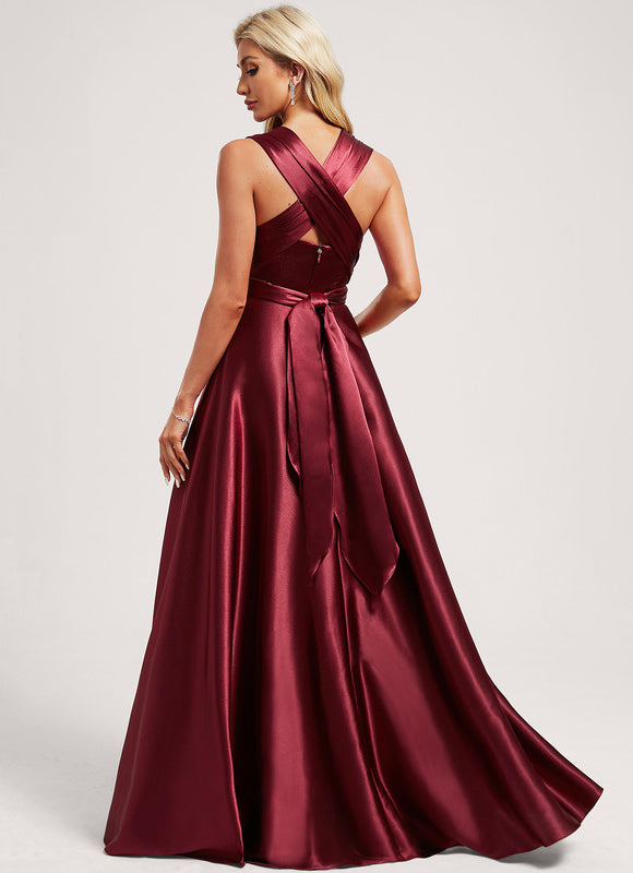 Robe Trapèze Velours Éclatant - gallery 9
