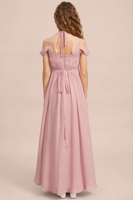 Robe Trapèze Rouge Velours Flottant - gallery 6