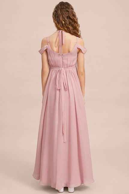 Robe Trapèze Rouge Velours Flottant - gallery 6