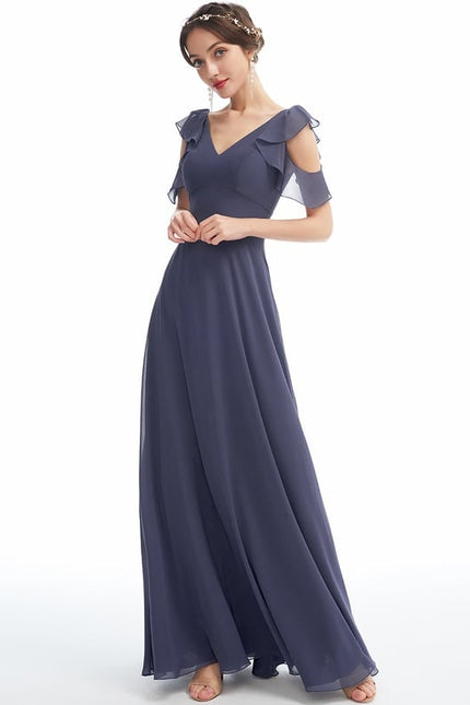 Robe Trapèze Mousseline Fendue