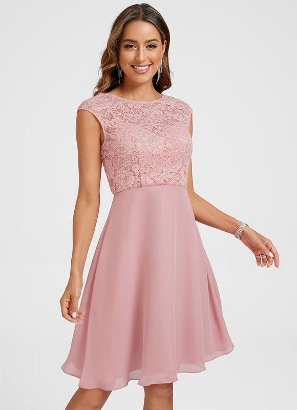 Robe Trapèze Douceur Rosée