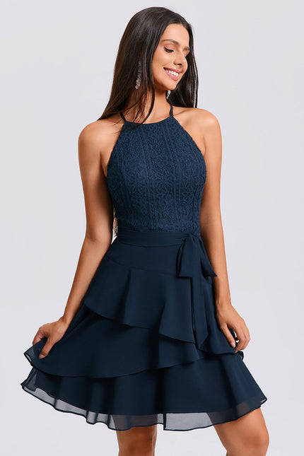 Robe Trapèze Courte Festive - gallery 2