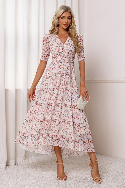 Robe Trapèze Éclat Floral