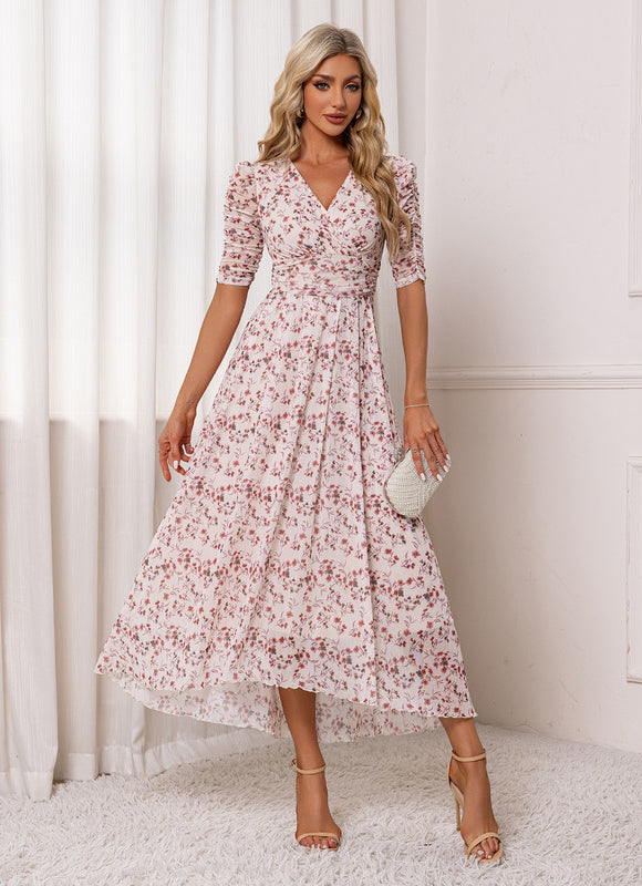 Robe Trapèze Éclat Floral