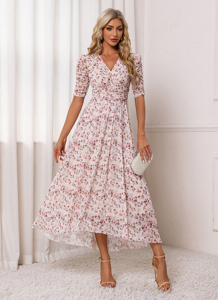 Robe Trapèze Éclat Floral