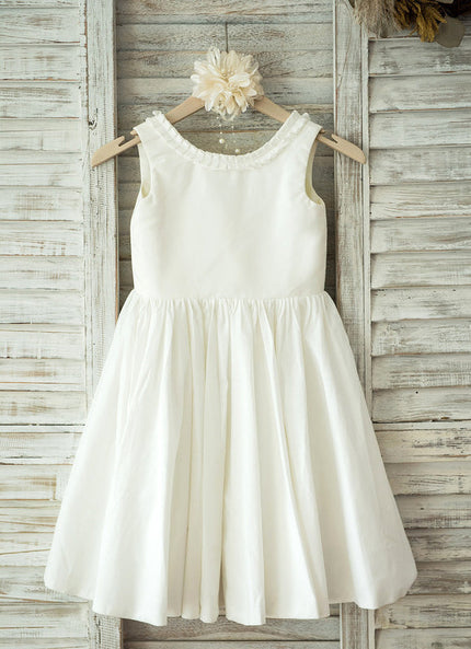 Robe Trapèze Pureté Satinée