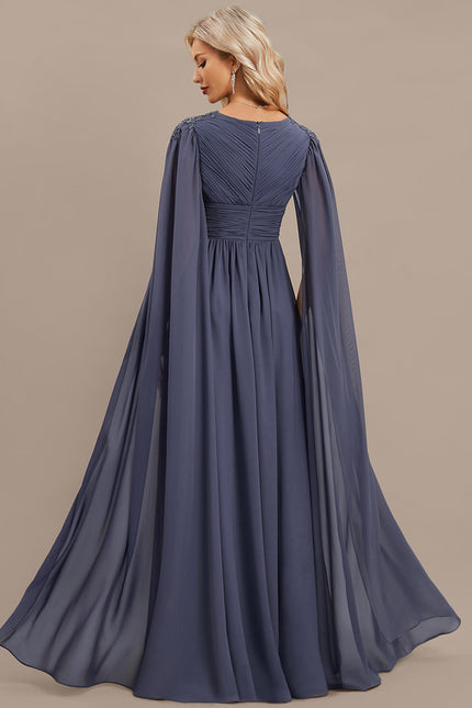 Robe Trapèze Nuit Céleste Satinée - gallery 6