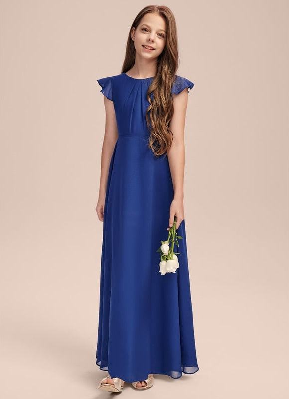 Robe Trapèze Bleu Doux Éclat