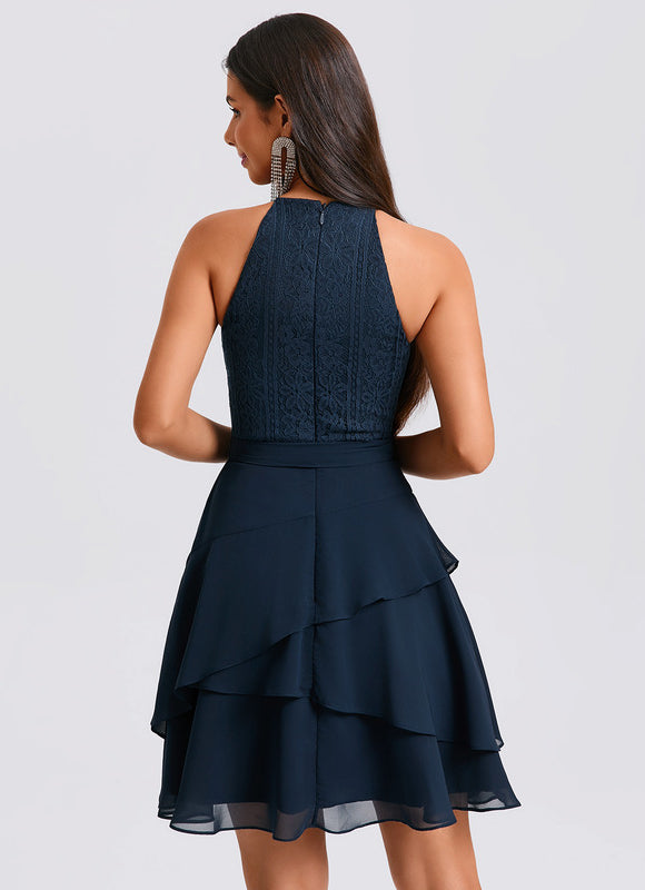 Robe Trapèze Courte Festive - gallery 6