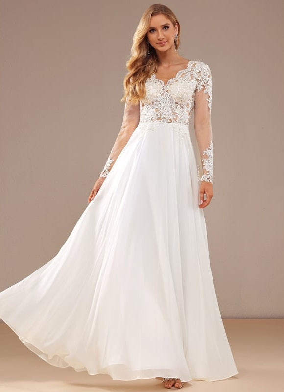 Robe Trapèze Éthérée Lumineuse - gallery 3