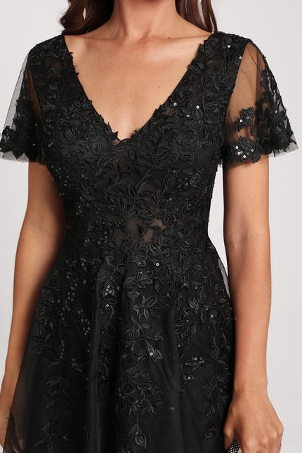 Robe Trapèze Élégance Mystérieuse - gallery 3