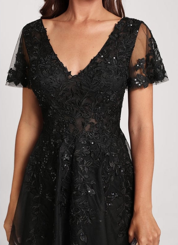 Robe Trapèze Élégance Mystérieuse - gallery 3