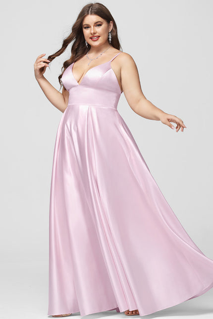 Robe Trapèze Éclat Satiné Doré - gallery 6