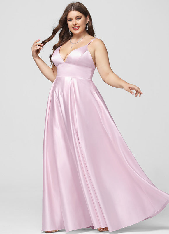 Robe Trapèze Éclat Satiné Doré - gallery 6