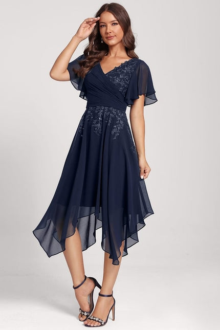 Robe Trapèze Chic Noir Dentelle - gallery 3