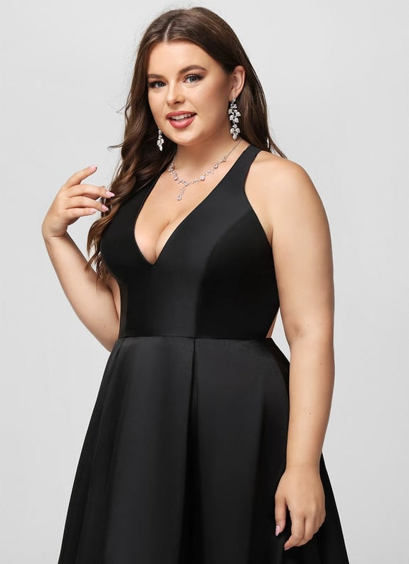 Robe Trapèze Floral Satinée - gallery 9